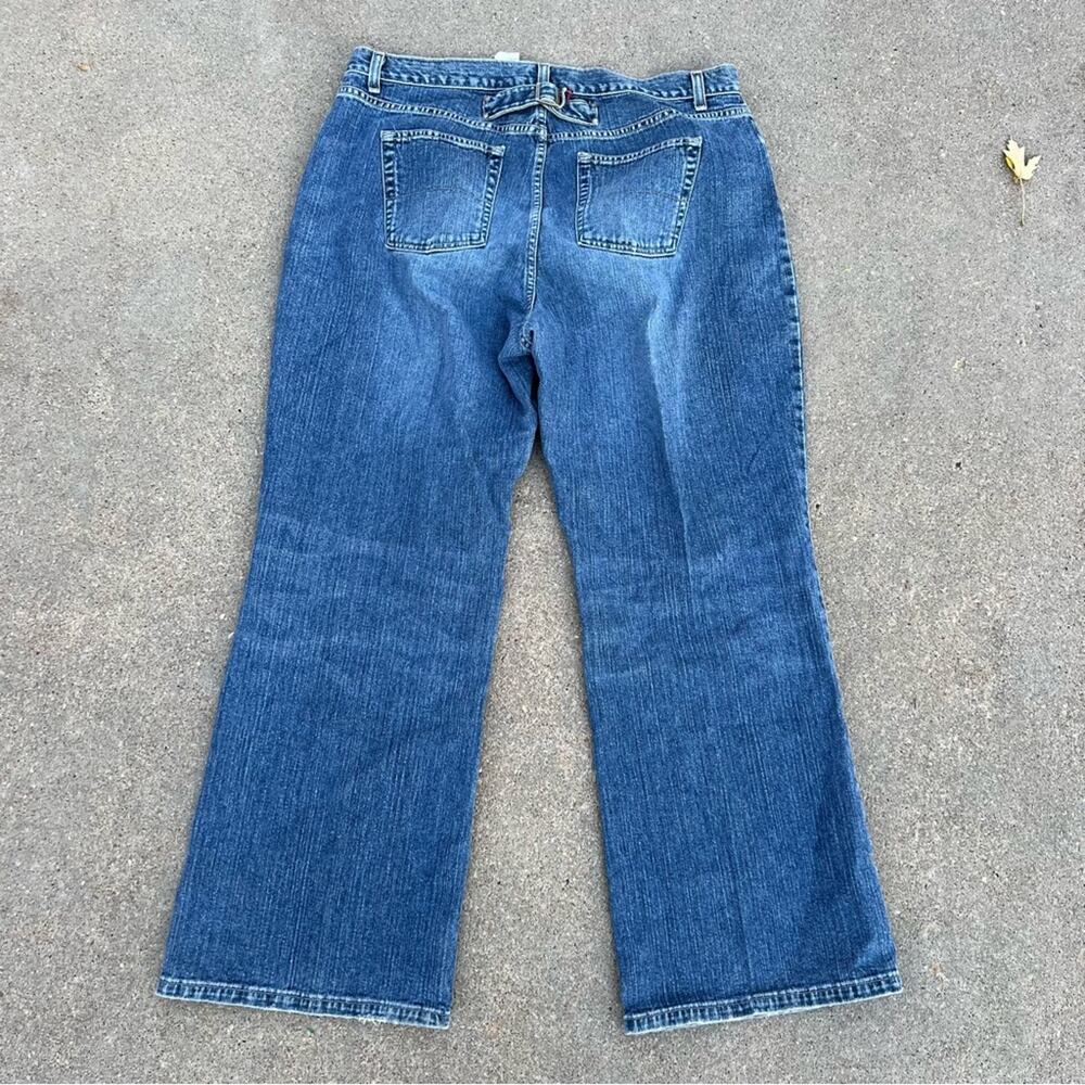 Vintage Y2K Tommy Hilfiger Buckle Back Jeans Plus Size 18